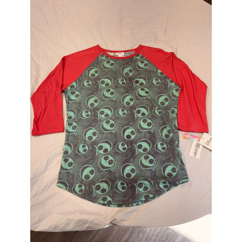 NWT LuLaRoe Disney Randy M Jack Skellington Nightmare Before Christmas Shirt